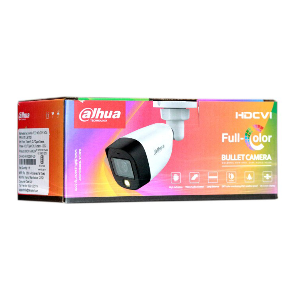 CAMERA DAHUA HD 2MP DH-HAC-HFW1209TLMP-IL-A FULL COLOR – Image 2